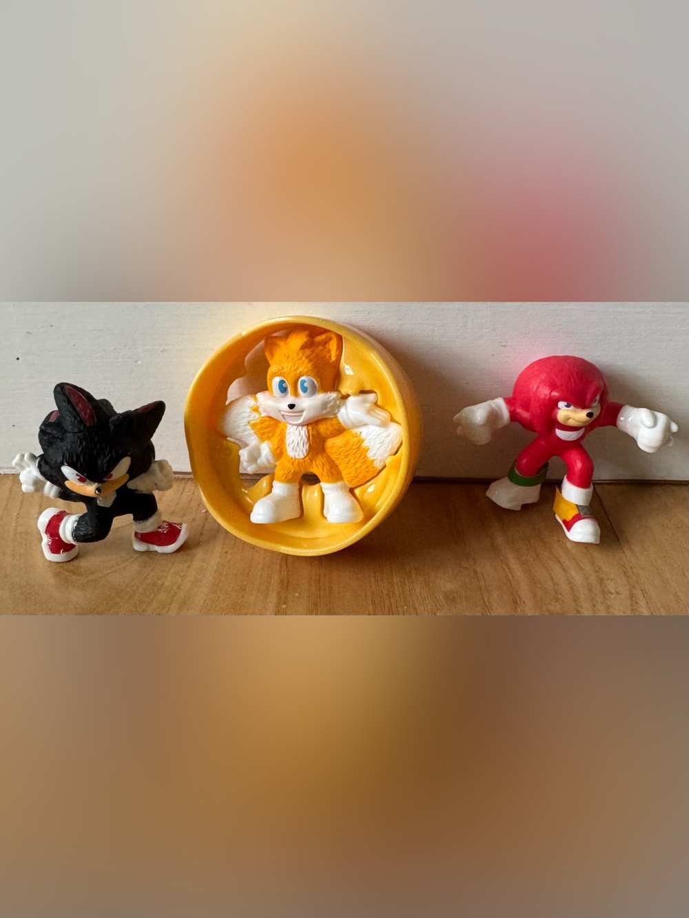 Sonic the Hedgehog Figure Bundle Shadow Knuckles Tails McDonald’s Sega Toy Lot